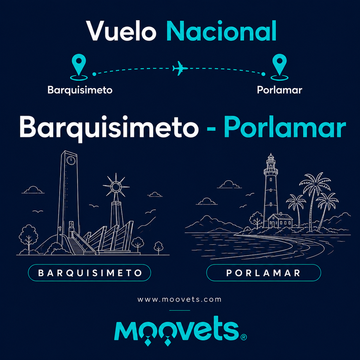 Vuelo Nacional: Barquisimeto - Porlamar