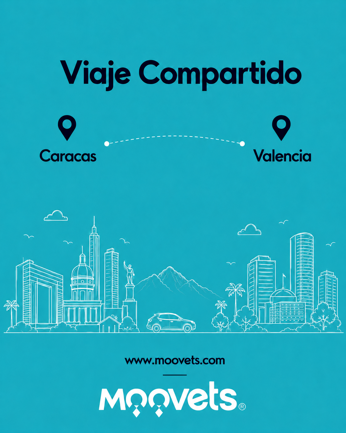 Traslado Compartido Caracas → Valencia | MOOVETS