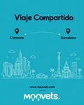 Traslado Compartido Caracas → Barcelona | MOOVETS