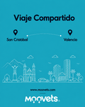 Traslado Compartido San Cristobal → Valencia | MOOVETS