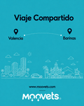 Traslado Compartido Valencia → Barinas | MOOVETS