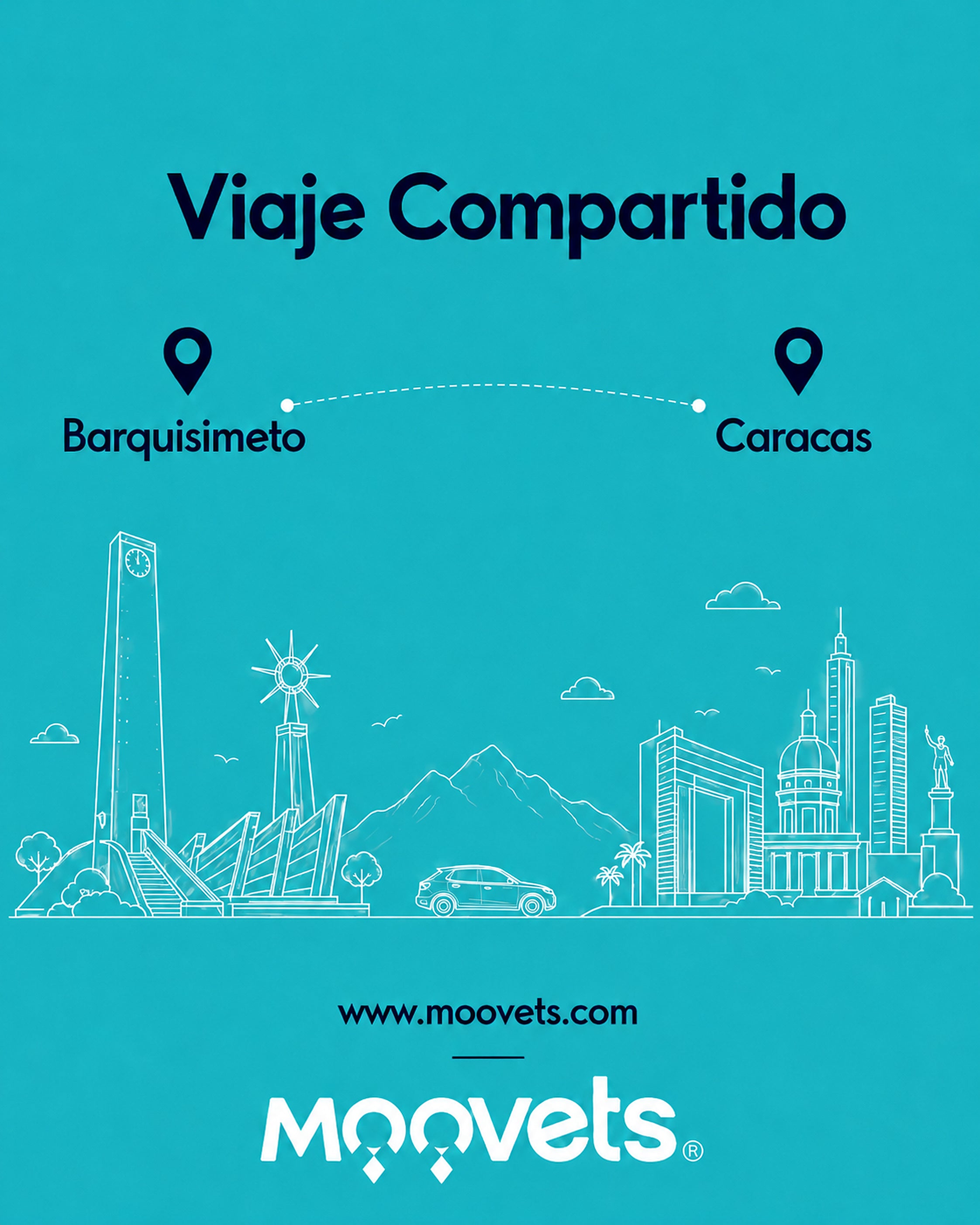 Traslado Compartido Barquisimeto → Caracas | MOOVETS