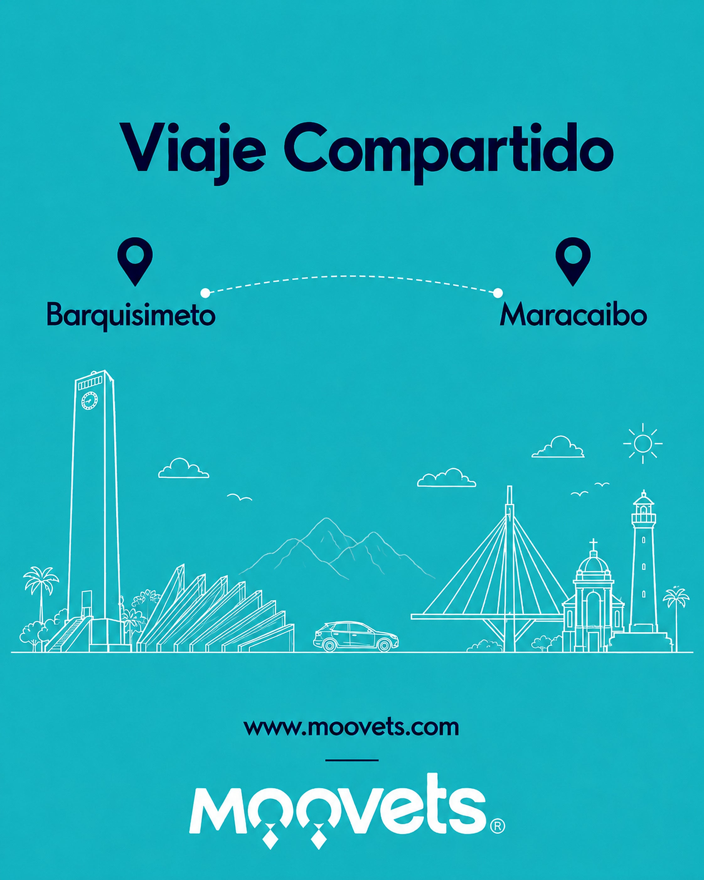 Traslado Compartido Barquisimeto → Maracaibo | MOOVETS