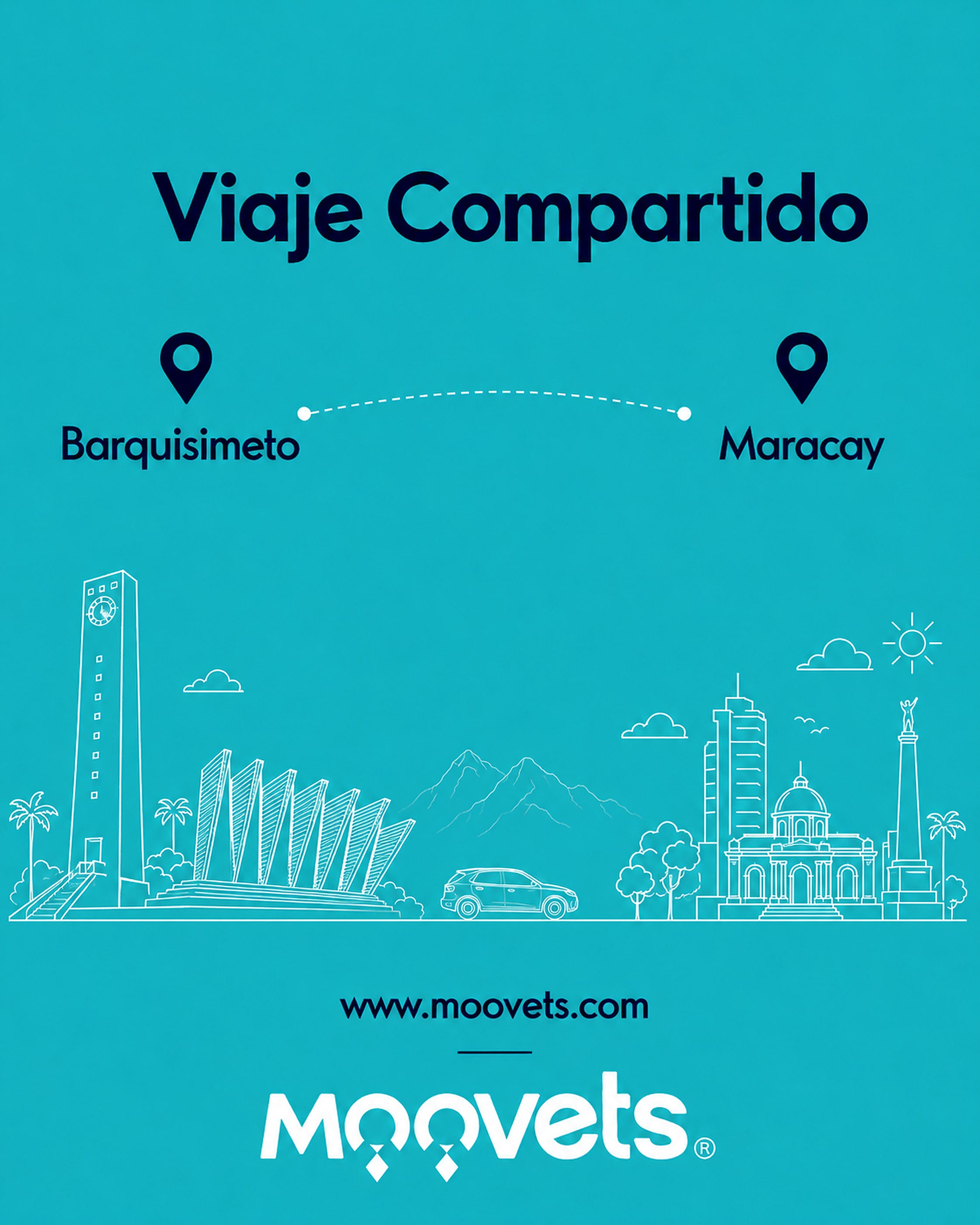Traslado Compartido Barquisimeto → Maracay | MOOVETS