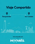 Traslado Compartido Barquisimeto → San Cristobal | MOOVETS