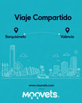 Traslado Compartido Barquisimeto → Valencia | MOOVETS