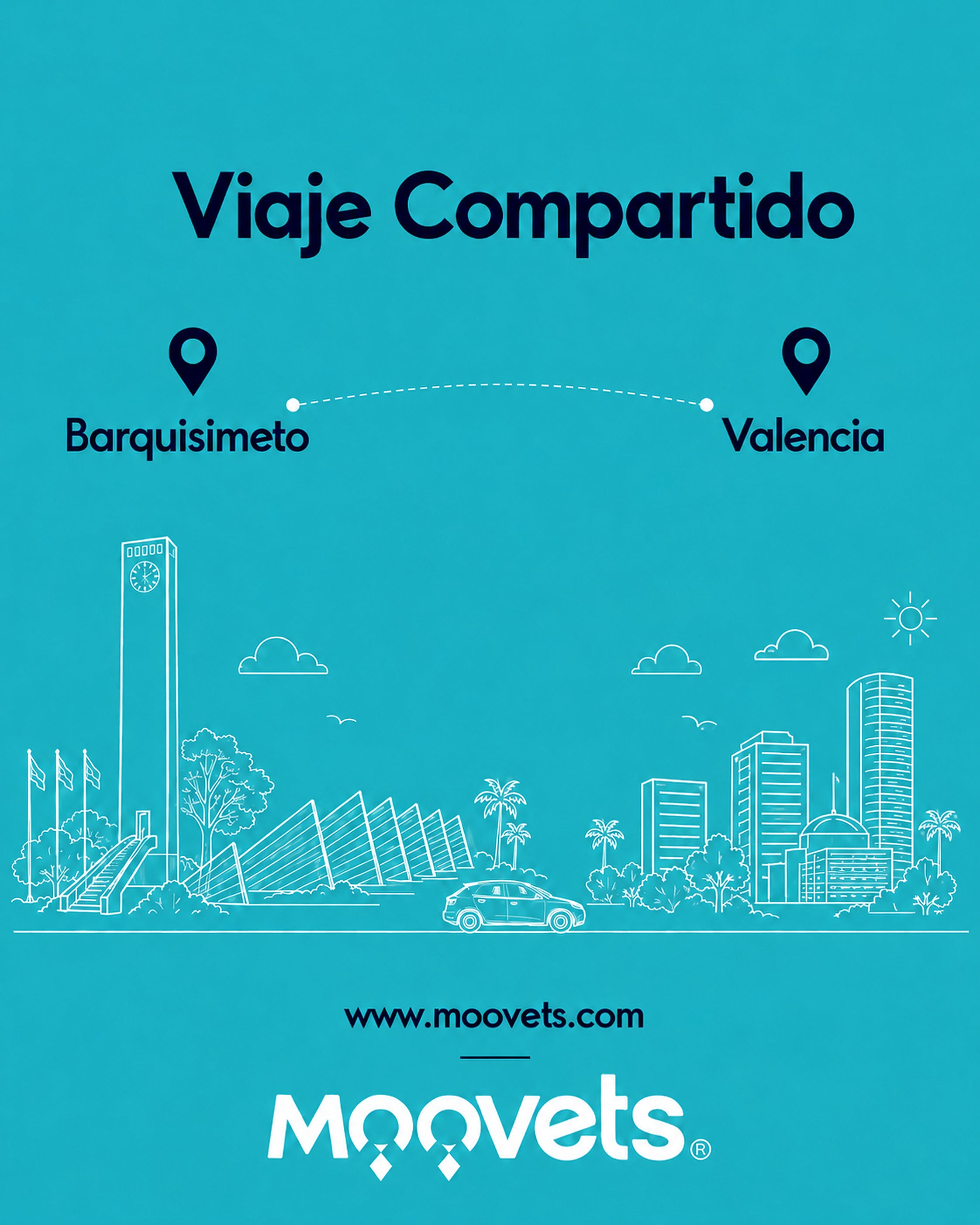Traslado Compartido Barquisimeto → Valencia | MOOVETS