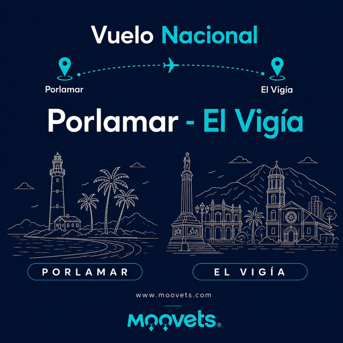 Vuelo Nacional: Porlamar - El Vigía