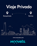 Traslado Privado Barquisimeto → Barinas | Sedán | Moovets