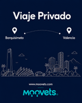 Traslado Privado Barquisimeto → Valencia | Sedán | Moovets