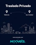Traslado Privado Valencia → San Cristobal | Camioneta | Moovets