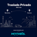 Traslado Privado Barcelona → Caracas | Mini Van | Moovets