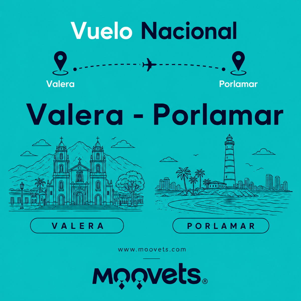 Vuelo Nacional: Valera - Porlamar